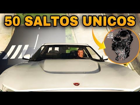 GTA 5 - TODOS OS 50 SALTOS UNICOS E LOCALIZAÇÕES