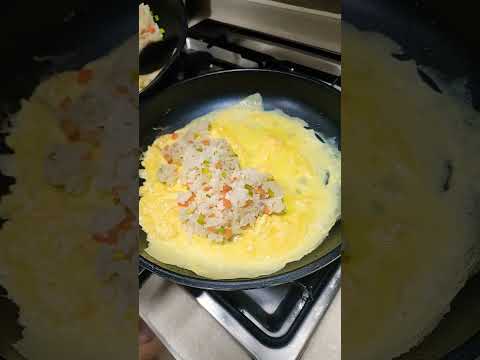 #가정식 #오므라이스 #케첩 #계란물