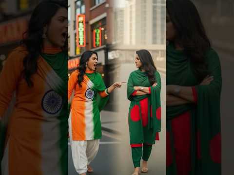 Mobile testing competition between girls from two countries...#shorts