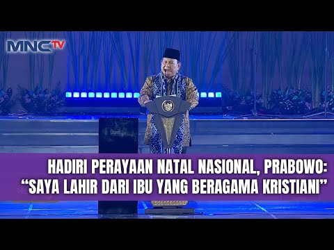 Presiden Prabowo Hadiri Perayaan Natal Nasional 2024 di Indonesia Arena - LIP 29/12