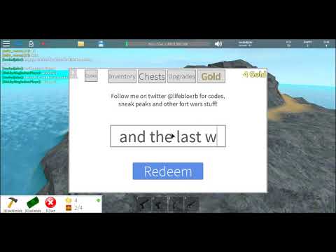 Fort Wars Codes 07 2021 - roblox free fort