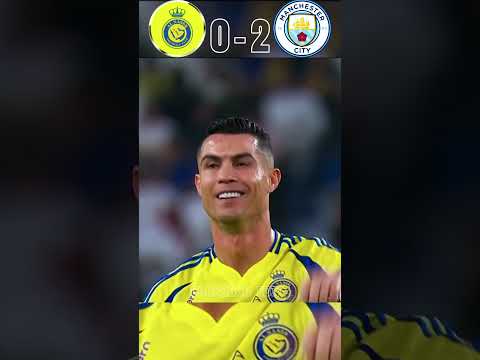 Ronaldo Injured And Haaland Cry | Al Nassr VS Manchester City Imaginary Final |#ronaldo vs #haaland