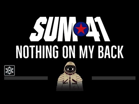 Sum 41 • Nothing On My Back (CC) 🎤 [Karaoke] [Instrumental Lyrics]