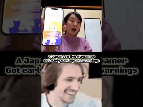 A Japanese live streamer got early earthquake warnings #Shorts #Shortvideo #viralshortsvideos