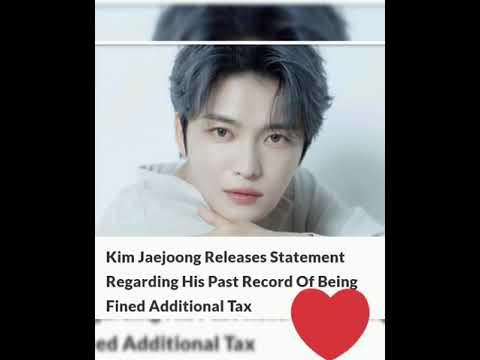 Kim Jaejoong Releases Statement Regarding His Past Record Of Being Fined Additional Tax