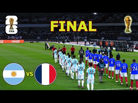 ARGENTINA vs FRANCE - FINAL  | FIFA World Cup 2026 USA | Full Match All Goals | PES Gameplay