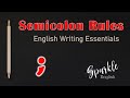Mastering Semicolon Usage in English Writing