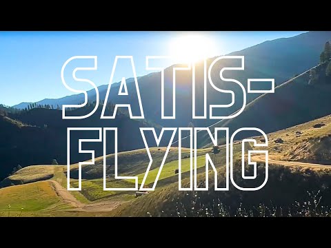 SATIS-FLYING unreal backcountry flying into remote mountain ranch.