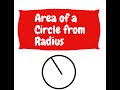 Pizza Area and Radius Problems
