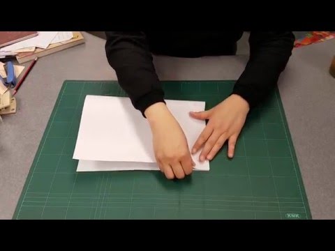 一紙摺成小書書DIY  Little book - YouTube