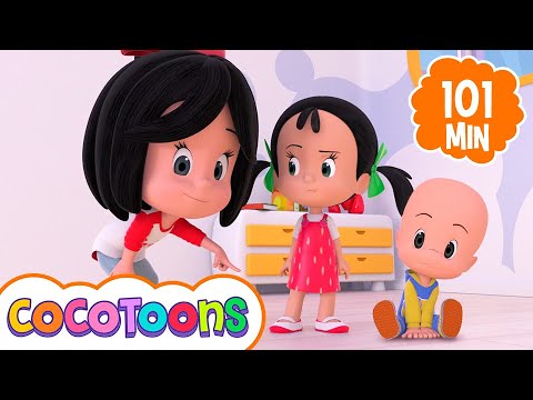 Cabeça, ombro, joelho e pé 🙆 e mais musicas infantis de Cleo e Cuquin 🙆 Cocotoons Brasil