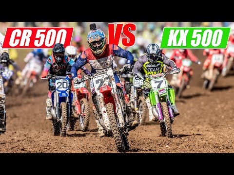 CR500 vs KX500 | Epic 2 Stroke Motocross Battle!