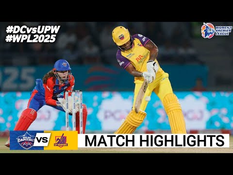 DC vs UPW 8th Match WPL 2025 Highlights | Women IPL Highlights 2025 | Cricket WPL 2025 highlights