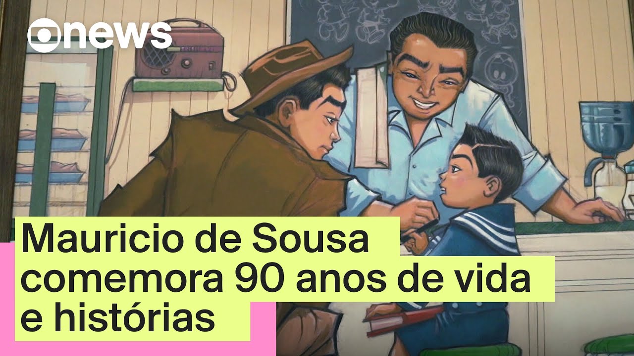 Mauricio de Sousa comemora 90 anos de vida e histórias  TV Online Mauricio de Sousa comemora 90 anos de vida e histórias