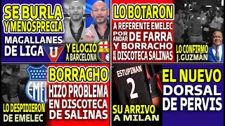 LO BOTARON A REFERENTE DE EMELEC POR ENCONTRARLO DE FARRA, BORRACHO Y QUE PROVOCÓ PELEA EN SALINAS