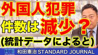 日本に来て犯罪している比率が一番多いのは？客観的なデータを元に入国者の制限をするべし！｜和田憲治 スタンダードジャーナル