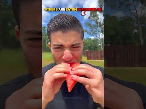 Others are eating watermelon vs this one 💀