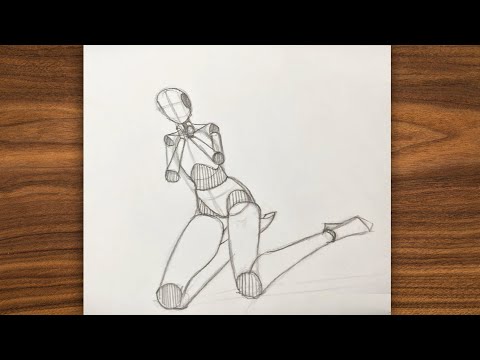 Tutorial drawing anime Full body  for beginners (ANATOMY) | LESSON 4 |  Draw so easy Anime