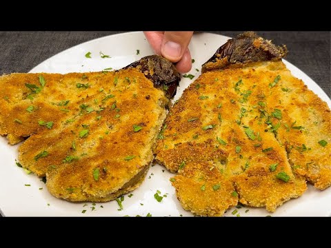 Eggplants Are Tastier Than Meat! You'll Make Them Every Day! Delicious and Crunchy Recipe!