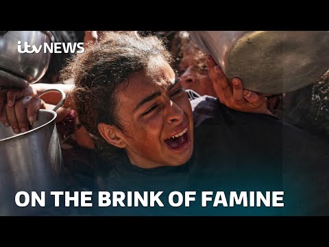 Palestinians on the brink of famine as Israel's aid blockade persists | ITV News