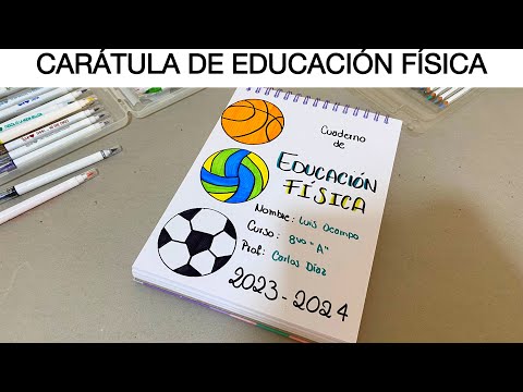 Dibujando una CARÁTULA para EDUCACIÓN FÍSICA