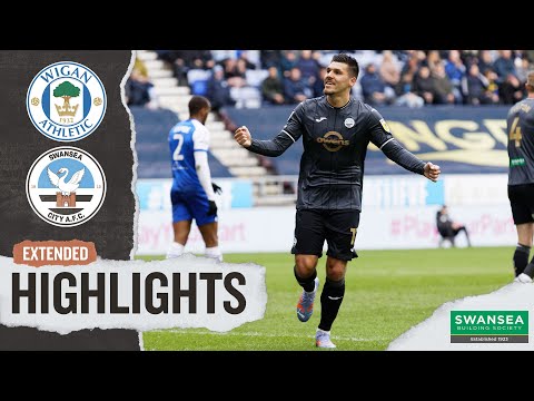 Wigan Athletic v Swansea City | Extended Highlights