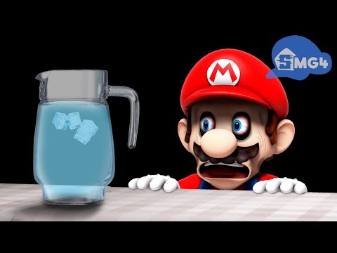 Mario Drinks Water