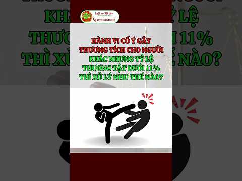 Cố ý gây thương tích cho người khác nhưng tỷ lệ thương tật dưới 11% thì xử lý như thế nào? #news