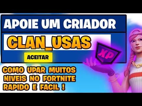 COMO UPAR MUITOS NÍVEIS NO FORTNITE #fortnite #fortnitebr #videoviral #fortnitebattleroyale #foryou