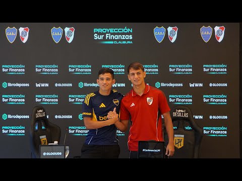 #ConferenciaLPF Proyección | Dylan Gorosito y Joaquín Freitas en la previa de las #Semifinales