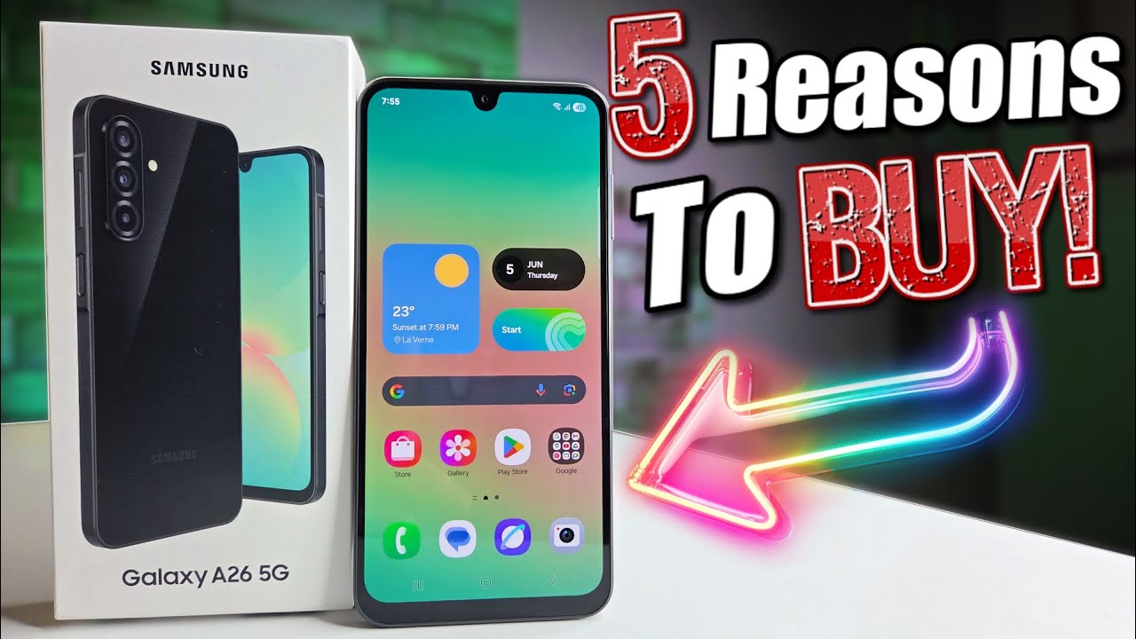 5 Reasons I LOVE The Samsung Galaxy A26!