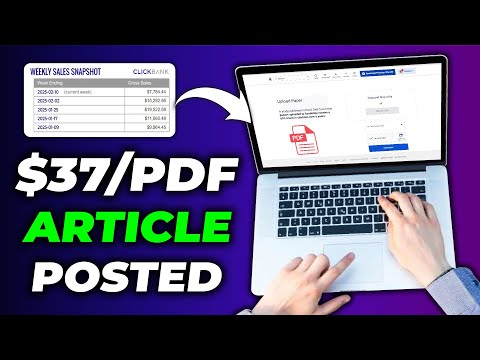 Get Paid $37 Per PDF Upload! *NEW WEBSITE* Make Money Uploading PDFs | (Make Money Online)