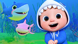 Baby Shark Dance with CoComelon Kids! 🎵 | CoComelon Nursery Rhymes + Kids Songs | Animals for Kids