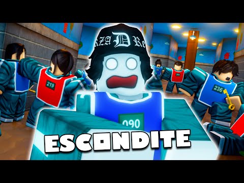 ¡Intentando Sobrevivir al ESCONDITE en el Juego del Calamar de Roblox! 😱🦑〇△□