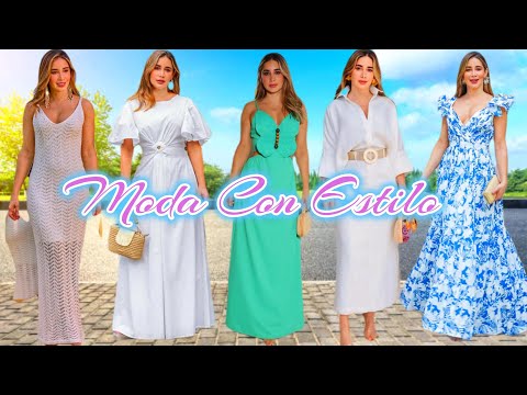 🟣VESTIDOS ELEGANTES Y CHIC LUCE PRECIOSA Y CON SUPER ESTILO 2025🔥