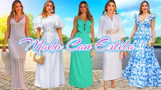 🟣VESTIDOS ELEGANTES Y CHIC LUCE PRECIOSA Y CON SUPER ESTILO 2025🔥