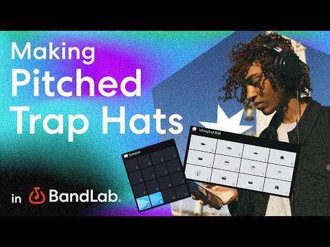 Making pitched trap hats in BandLab's free web Mix Editor (BandLab Tutorial)