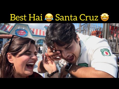 Best hai Santa Cruz Beach 😍 | the mridul | pragati | Brosis vlogs