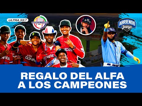 El Alfa regalará 50,000 a cada jugador RD Serie del Caribe Kids