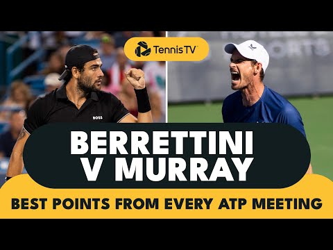 Matteo Berrettini vs Andy Murray | Best Points From Every ATP Meeting