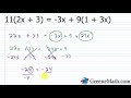 Solving Linear Equations: A Step-by-Step Approach