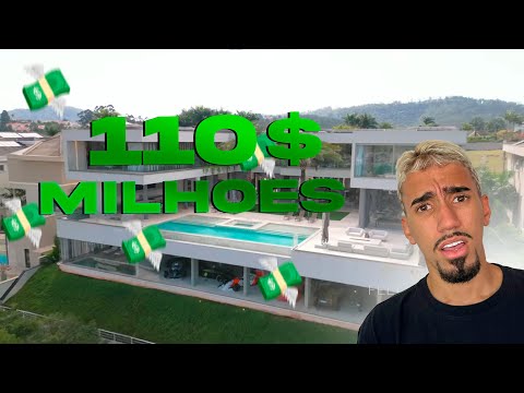 MANSÃO DE R$110.000.000,00, A MAIS LUXUOSA DO BRASIL - React