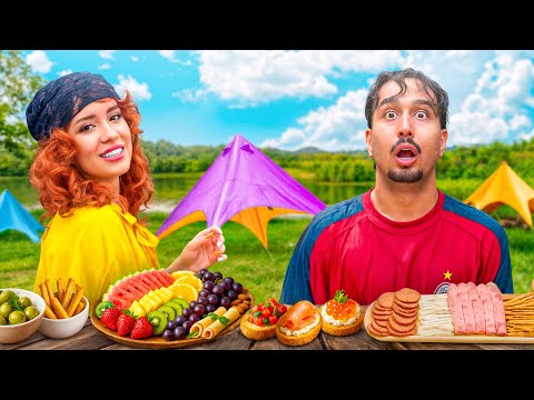 هیوا به زور منو برد کمپ 🤕🏝️