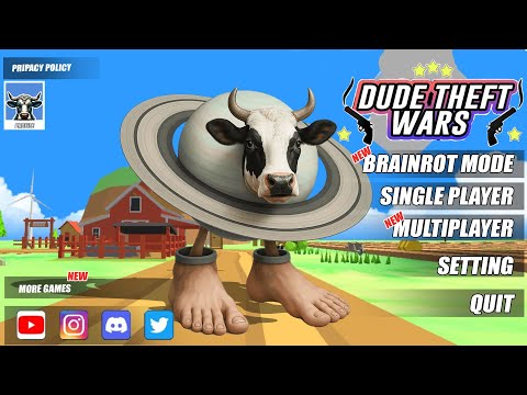 ADA SAPI SATURNUS DI KOTA DUDE ❗ DUDE THEFT WARS