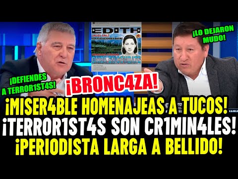 ¡PELE4! PERIODISTA MANDA A LA M*RD4 A GUIDO BELLIDO TRAS POLEMICO HOMENAJE A TERRUC4 EDTH LAGOS