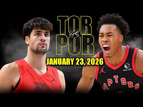 Toronto Raptors vs Portland Trail Blazers Full Game Highlights – January 23, 2026 | NBA Season