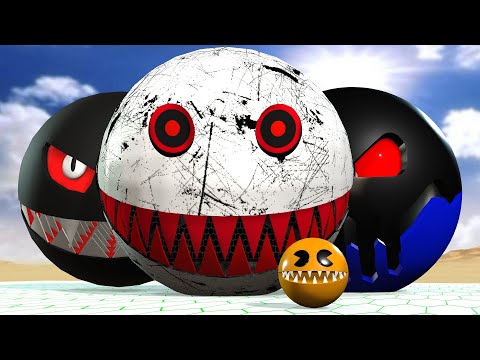 MS PACMAN VS CARTOON CAT (ROBOT PACMAN VS MONSTER PACMAN ) 69