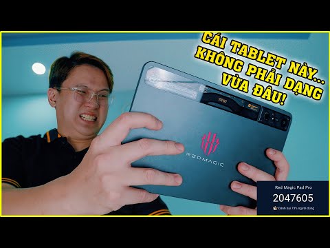 Tablet Gaming 2 TRIỆU điểm AnTuTu - Có Cả Quạt Tản Nhiệt. Mở Hộp REDMAGIC Nova Gaming.