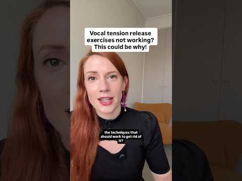 Can’t get rid of tongue, jaw or throat tension when you sing? Vocal exercises not working? #singing