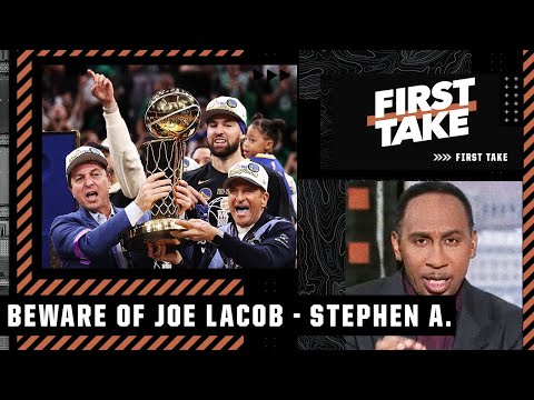 Stephen A. says BEWARE of Warriors team owner Joe Lacob: He 'wants Jerry Buss numbers!' | First Take video clip